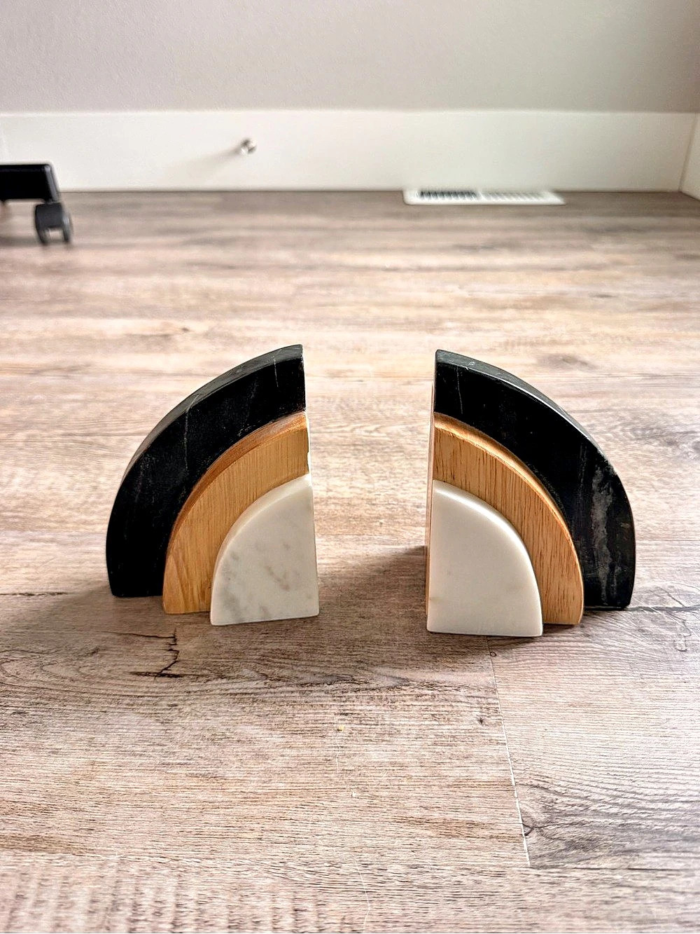 Target Marble & Wood Bookend Color Block Decor - Picture 1 of 4